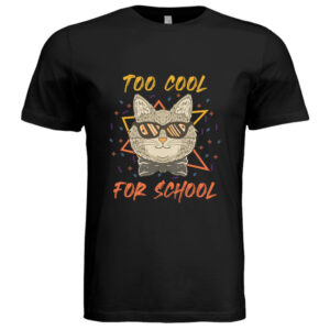 Cat Too Cool for School Dark