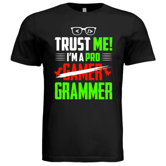 Kiwistar T-Shirt Uomo 'Trust Me, I'm A Programmer' | Khaki, Cotone 100%, Girocollo, Stampa Divertente